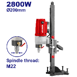 Carotteuse a beton 200mm EMTOP EDDM280020