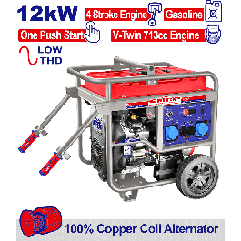 Groupe Essence Emtop - EGGRD15011 - 12Kva - 220V