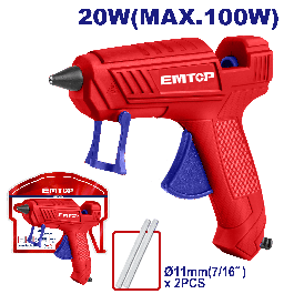 Pistolet silicon electrique 100w EMTOP EGGU1401