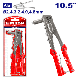 Pince a rivet 10.5" 265mm 2.4-4.8mm EMTOP EHRR101