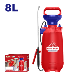 Pulvérisateur à pression 8l EMTOP EHSPP30802