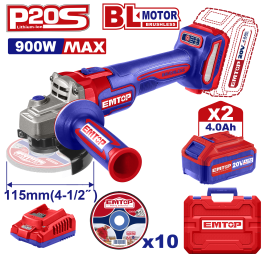 Meule 115 20v brush 2b 4ah+10dis EMTOP ELAG211542