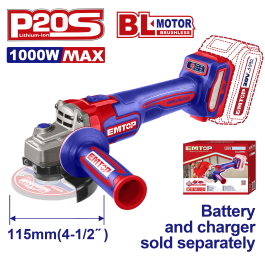 Meule 115 20v brush EMTOP ELAG27153