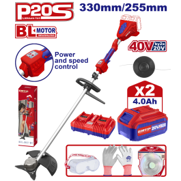 Coupe bordures-herbe brush 40v+ac EMTOP ELMR200285