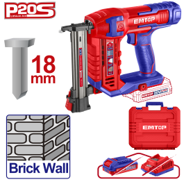 Cloueur a briques 18mm 20v EMTOP ELSTLI3805