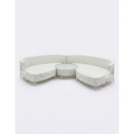 Salon de jardin INNOLOISIRS EMBRASSE XL Champagne - 6 pièces