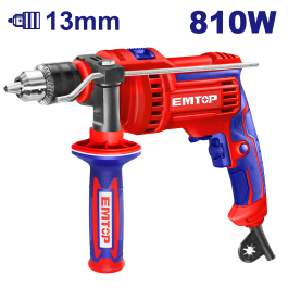 Perceuse a percussion 810w 13mm EMTOP EMDL0811
