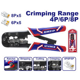 Pince à sertir modulaire EMTOP EMPCR46801