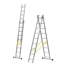 FERRAL - échelle Trans aluminium 2*2.75m 9 marche trex