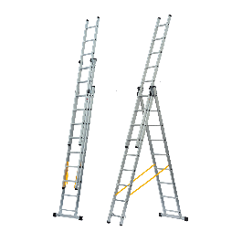 FERRAL - échelle Trans aluminium 3*3.0m 10 marche trex