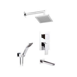 Ensemble Douche QUBIKA - REMER - QC937S03 - chromé