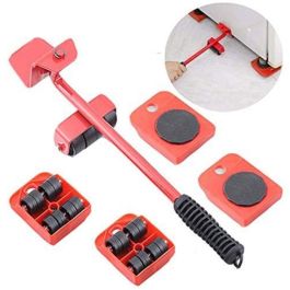 Ensemble d’outils pour déplacer meubles - ntg-7800 - Métal - Rouge