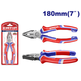 Pince universaille 7"/180mm EMTOP EPLRC0711
