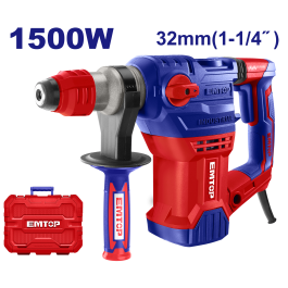 Perforateur sds+ 32mm 1500w+ac EMTOP ERHRP1052