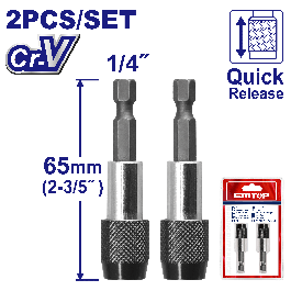 Jeu de 2 porte embout EMTOP ESBT20601