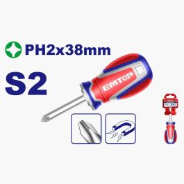 Tournevis Ph Emtop - ESDPH2038 - 2*38Mm