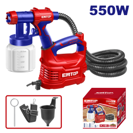 Compresseur de peinture 550w 800ml EMTOP ESGN50001