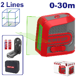 Laser 2 lignes vert 30m EMTOP ESLE2M03