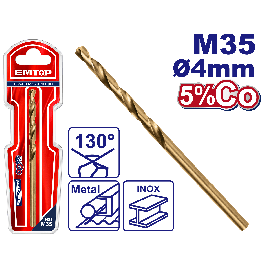 Meches acie m35 hss ø 4mm EMTOP ETDB130401