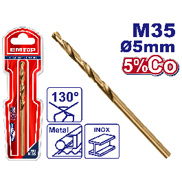 Meches acie m35 hss ø 5mm EMTOP ETDB130501