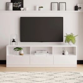 Élément TV Home intérieur - 120x45x35 cm – Blanc – élégant