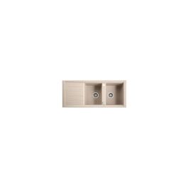 Evier 116x50 profir beige mouchete - Marmorin
