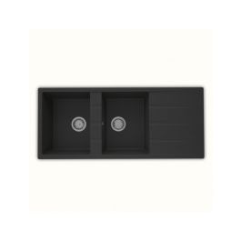 Evier 116x50x21 dello noir metallique - Granmaster