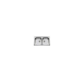 Evier 2 bacs as90 86x50 inox - Carino