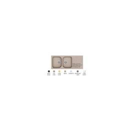 Evier 200 gris 116x50x19 - Axis