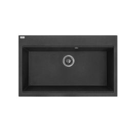 Evier 80x50x21 1bac tau noir - Kuchinox