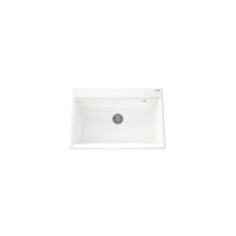 Evier 85x50x21 1bac grande blanc - Granmaster
