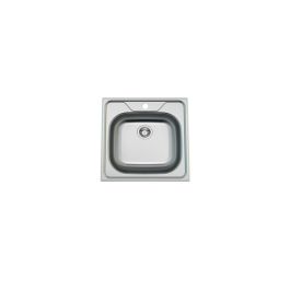 Evier encastre 1 bac 48x48 inox as04 - Carino