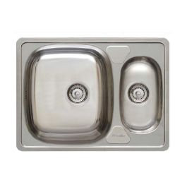 Évier Cuisine Inox 63x47 - 1 Cuve + 1/2 Cuve - Inarel