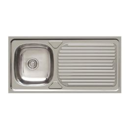 EVIER INOX APPARANT 1 CUVE + EGOUTTOIRE - MassInox - Banka-100X50