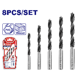 Jeu de 5 forets à bois EMTOP EWDBB15055