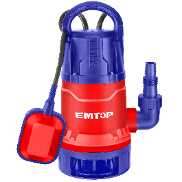 Pompe submer 1" 1cv h8m 216l/min EMTOP EWPPQ07508