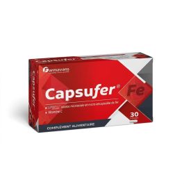 FARMAVANS Capsufer 30 Gélules - Complément Fer - Boticinal