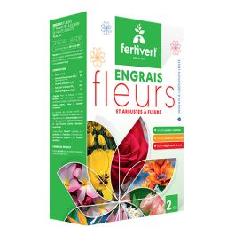 ENGRAIS FLEURS ET ARBUSTES A FLEURS FERTIVERT DE 2KG