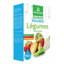 ENGRAIS SOLUBLE FERTIVERT LEGUMES 750GR