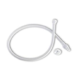 Flexible De Toilette Tressé Blanc - Ejim