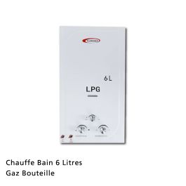 Chauffe-Bain Florence 6 Litres Blanc - Gaz Bouteille