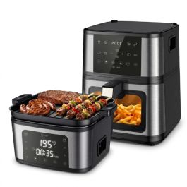 Friteuse sans huile Kiwi - 2 en 1 - Noir