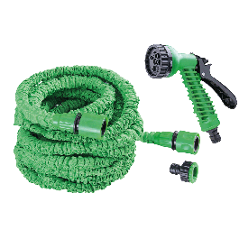 KIT TUYAU ARROSEUR EXTENSIBLE 15M + PISTOLET VALEX 1105736