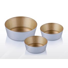 GLASSCOM - Service à soupe sahra 7 pièces champagne