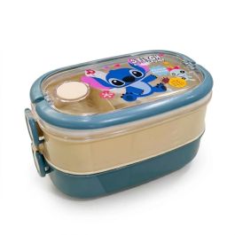 Lunch Box Stitch 1,4 L - 4 Compartiments - Bleu