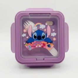Lunch Box Stitch 1,1 L - 3 Compartiments - Violet