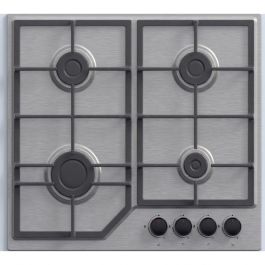 Plaque de cuisson Inox 60 cm - Allumage 1 main - Fonte