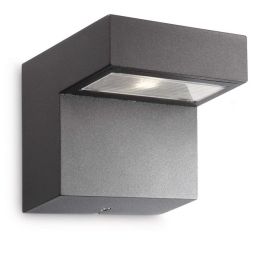 Massive applique murale extérieure GOTHA - LED GRIS 7.5w Lumière Blanc Chaud 2700K