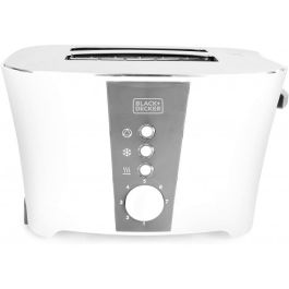 Grille pain Black & Decker ET122-B5 - Blanc - 800W - 2 Fentes