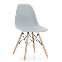 ESPACE HOME - chaise scandinave nordic dsw - dim 46 x 80 x 42 cm-gris